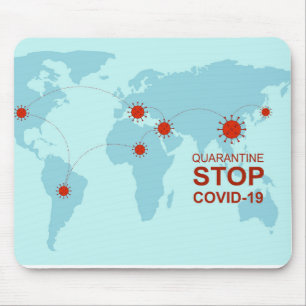 Tapis De Souris arrêt covid19 Mousepad