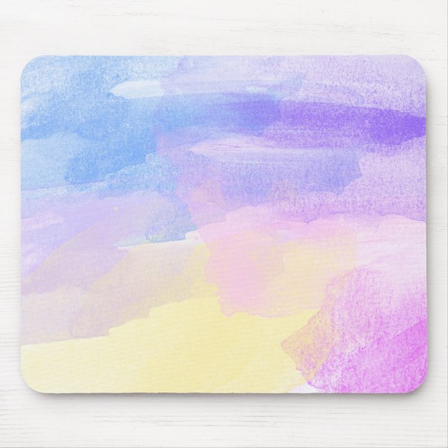 Tapis De Souris Arrière - plan aquarelle (Devant)