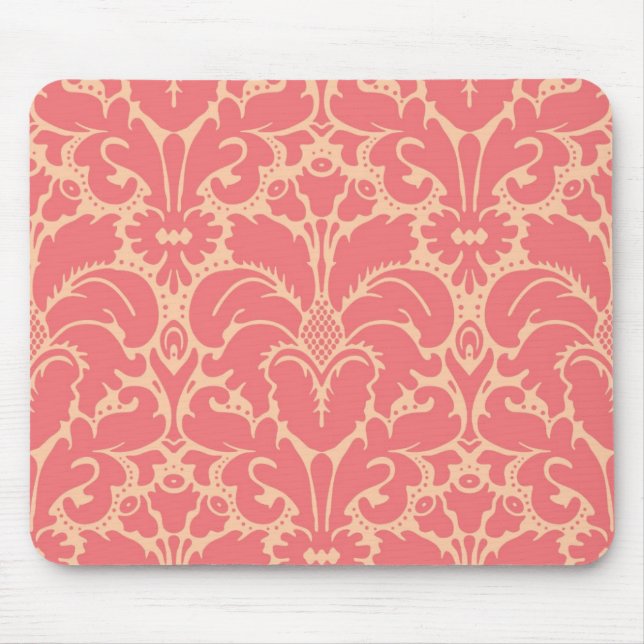 Tapis De Souris Arrière - plan baroque de damassé de style (Devant)