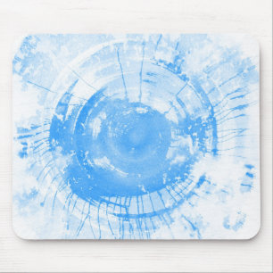 Tapis De Souris Arrière - plan bleu abstrait d'aquarelle, texture