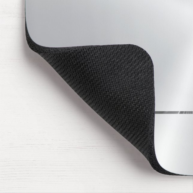 Tapis De Souris Arrière - plan brillant métal argenté (Coin)