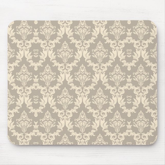Tapis De Souris Arrière - plan de damassé (Devant)