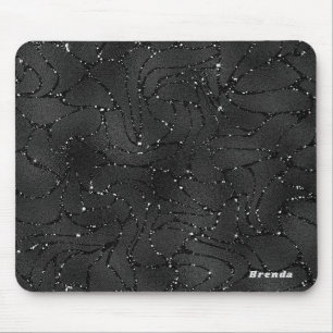 Tapis De Souris Arrière - plan de monocristolite noir
