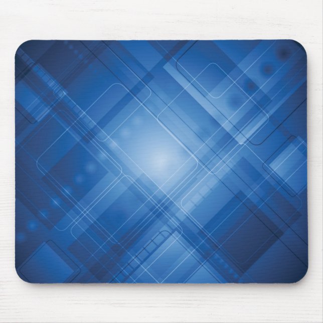 Tapis De Souris Arrière - plan de pointe bleu-foncé (Devant)
