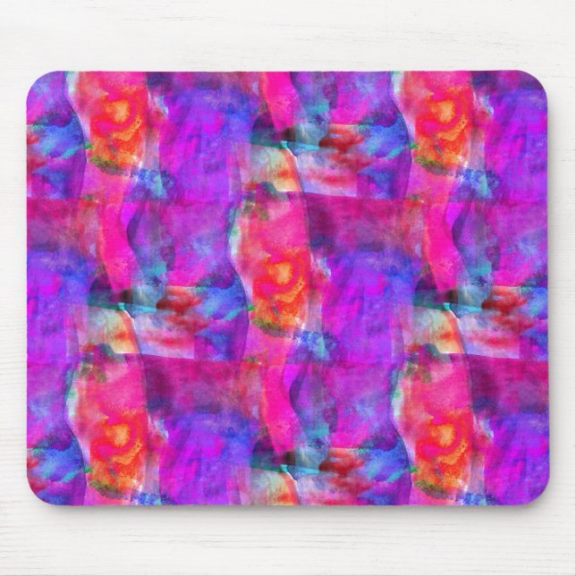 Tapis De Souris arrière - plan de texture rose, bleue et rouge (Devant)