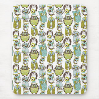 Tapis De Souris Arrière - plan drôle mignon de rétro motif de