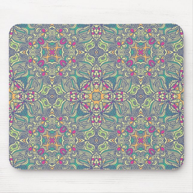 Tapis De Souris Arrière - plan vintage abstrait (Devant)