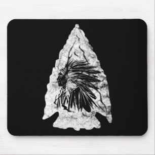 Tapis De Souris Arrowhead Hunter Indian Chief Relic Hunter Native