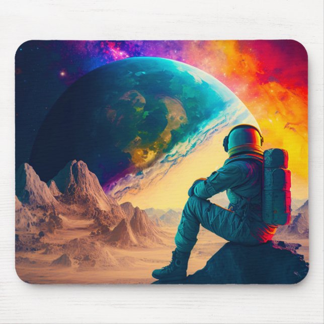 Tapis De Souris Art astronaute (Devant)