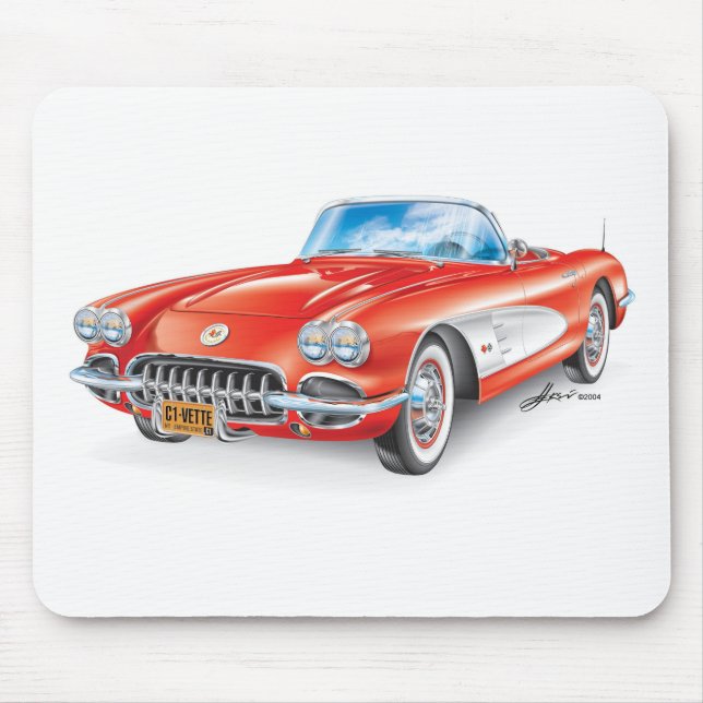 TAPIS DE SOURIS ART AUTOMOBILE C-ONE (Devant)