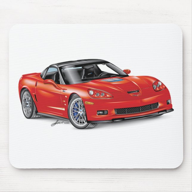 TAPIS DE SOURIS ART AUTOMOBILE LÉGENDAIRE Z-R-ONE (Devant)