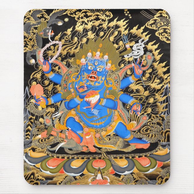 Tapis De Souris Art bouddhiste tibétain (Devant)