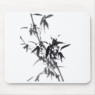 Tapis De Souris Art chinois avec peinture en bambou