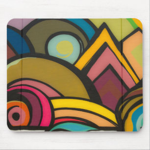 Tapis De Souris Art couleur Abstrait