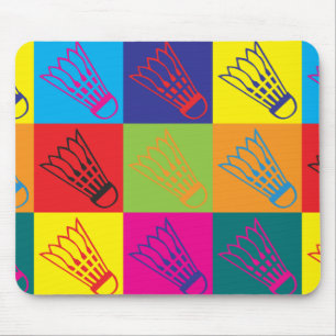 Tapis De Souris Art de bruit de badminton