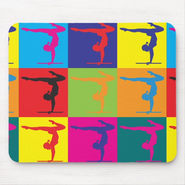 Tapis De Souris Art de bruit de gymnastique (Devant)