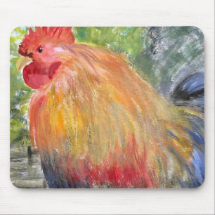 Tapis De Souris Art de coq/poulet de Mousepad