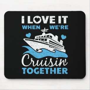 Tapis De Souris Art de croisière cool Hommes Femmes Croisière Coup