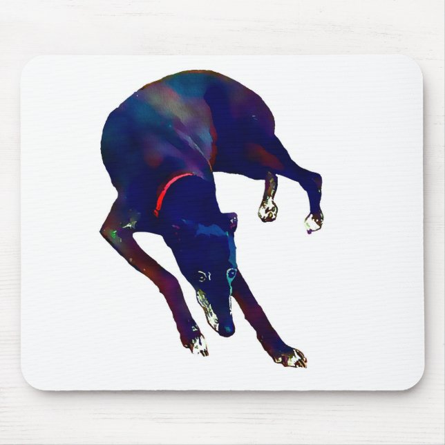 Tapis De Souris Art de lévrier (Devant)