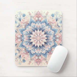 Tapis De Souris Art de mandala arabesque pastel