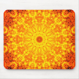 Tapis De Souris Art de Mandala kaléidoscopique