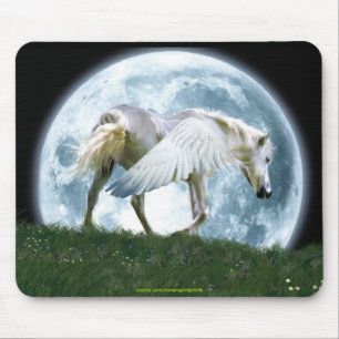 Tapis De Souris Art de marche Mousepad d'imaginaire de Pegasus et