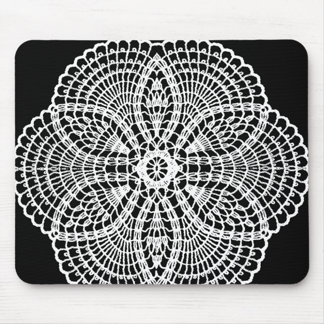 Tapis De Souris Art de napperon (Devant)
