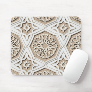 Tapis De Souris Art de treillis architectural arabesque marocain