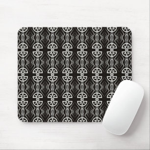 Tapis De Souris Art Déco Noir Et Blanc