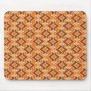 Tapis De Souris Art Deco Wallpaper Pattern, Terracotta / Rust