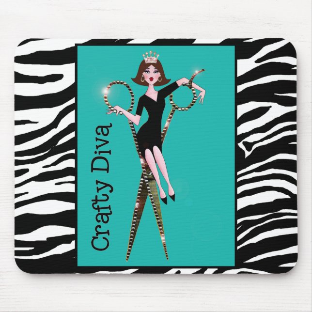 Tapis De Souris Art Diva Mousepad (Devant)
