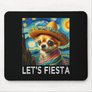 Tapis De Souris Art Dog Cinco De Mayo Fiesta Family Matching Group