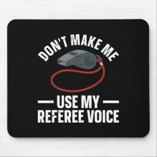 Tapis De Souris Art Drôle D'Arbitre Pour Hommes Femmes Sports Ref