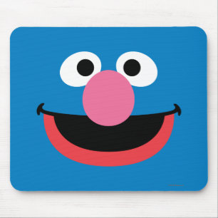Tapis De Souris Art du visage de Grover