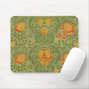 Tapis De Souris Art floral Rose et Feuille vintage Mackmurdo