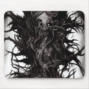 Tapis De Souris Art gothique foncé Biomatter Vile foncé Horizontal