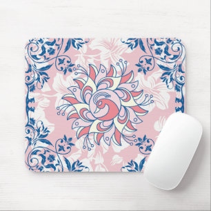 Tapis De Souris Art Graphique Floral, Rangoli Bright Life
