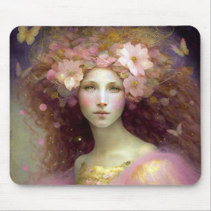 Tapis De Souris Art Imaginaire Fairy Rose