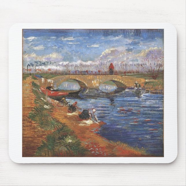 Tapis De Souris Art impressionniste de cru de peintre de Van Gogh (Devant)
