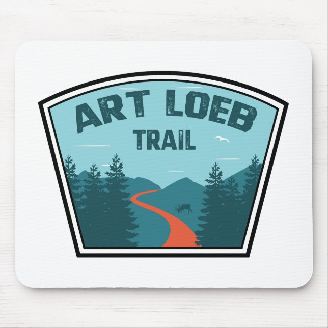 Tapis De Souris Art Loeb Trail Caroline du Nord (Devant)