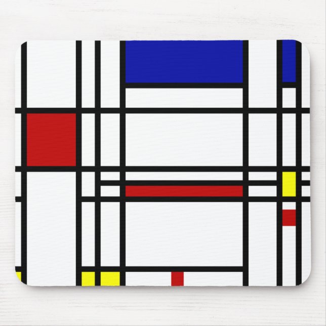 Tapis De Souris Art moderne de Mondrian (Devant)