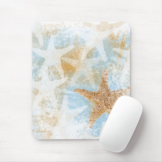 Tapis De Souris Art Motif Starfish (Avec souris)