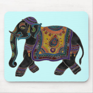 Tapis De Souris Art Mousepad d'éléphant d'Asie