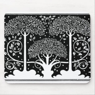 Tapis De Souris Art Nouveau Tree Beardsley Motif
