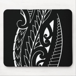Tapis De Souris Art silverfern blanc de symbole national de la