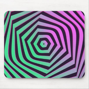 Tapis De Souris Art Spiral Coloré Vibrant