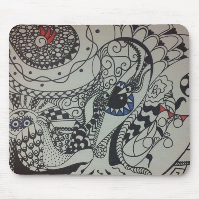 Tapis De Souris art spirituel d'embrouillement de kelletts (Devant)