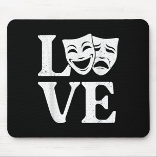 Tapis De Souris Art Théâtral Drôle Pour Hommes Femmes Théâtre Comé