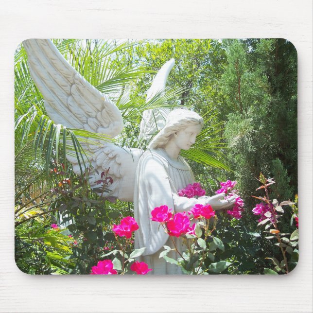 Tapis De Souris Art tropical de photo de MousePad de jardin d'ange (Devant)