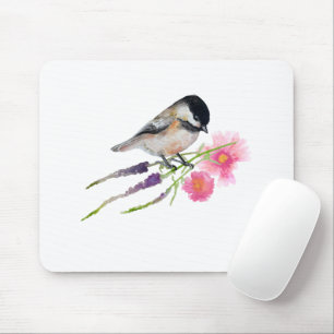 Tapis De Souris Artefacts en Aquarelle de poulet sucré à calotte n